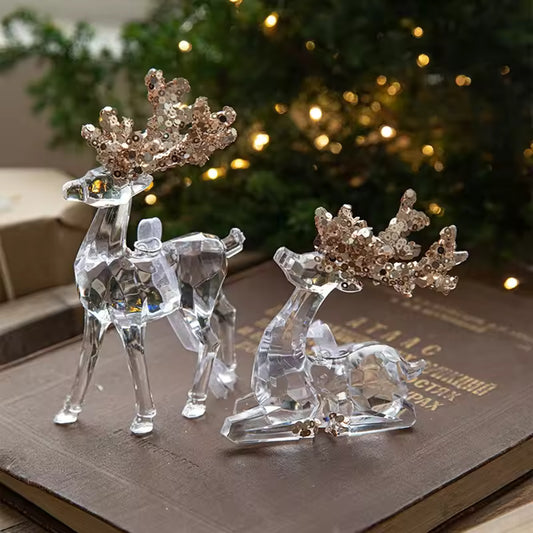 3D Reindeer Tree Chandelier
