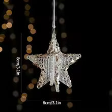 3D Classic 5 Point Star Tree Chandelier